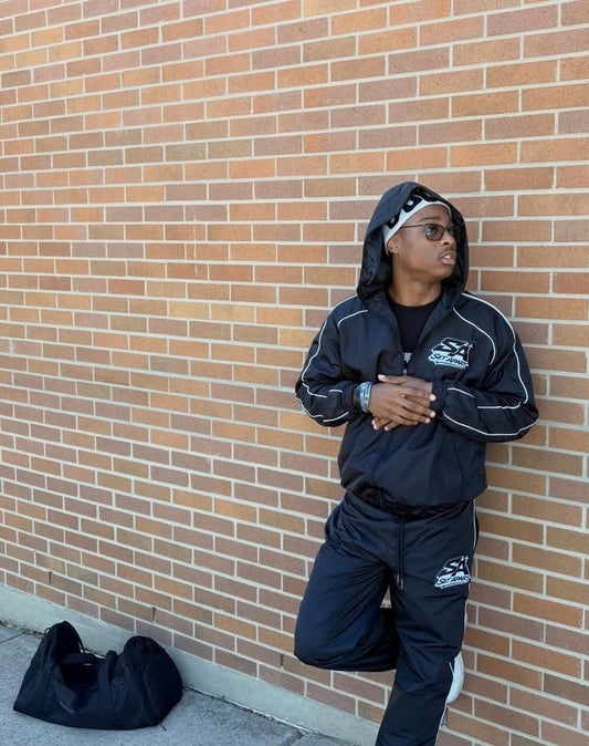 Set Apart Reflective Windbreaker Tracksuit