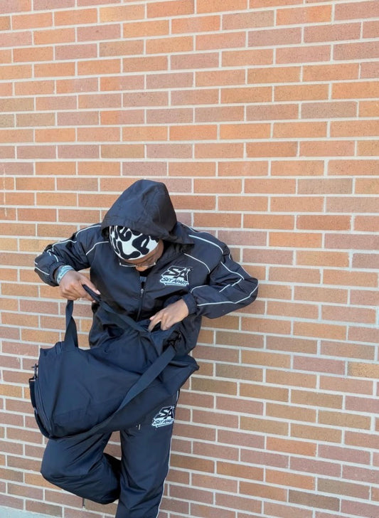 Set Apart Reflective Windbreaker Tracksuit
